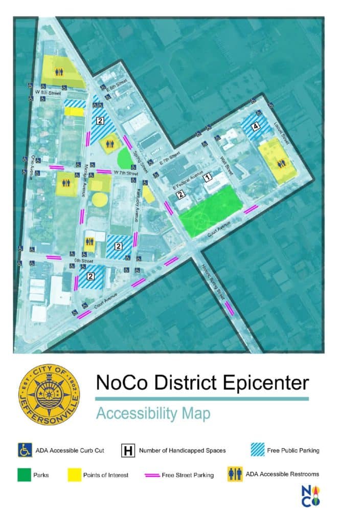 NoCo District Epicenter Accessibility Map
