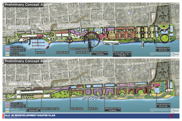 Two concepts unveiled for former Jeffboat property - City of Jeffersonville